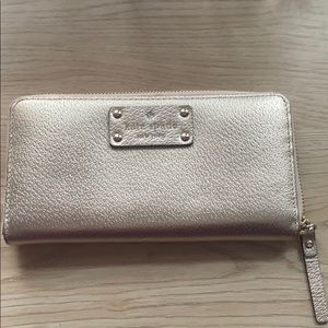 Kate Spade Metallic Continental Wallet